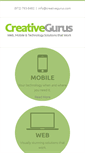 Mobile Screenshot of creativegurus.com